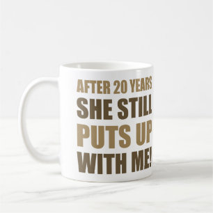 Mug 20e anniversaire Humour pour hommes