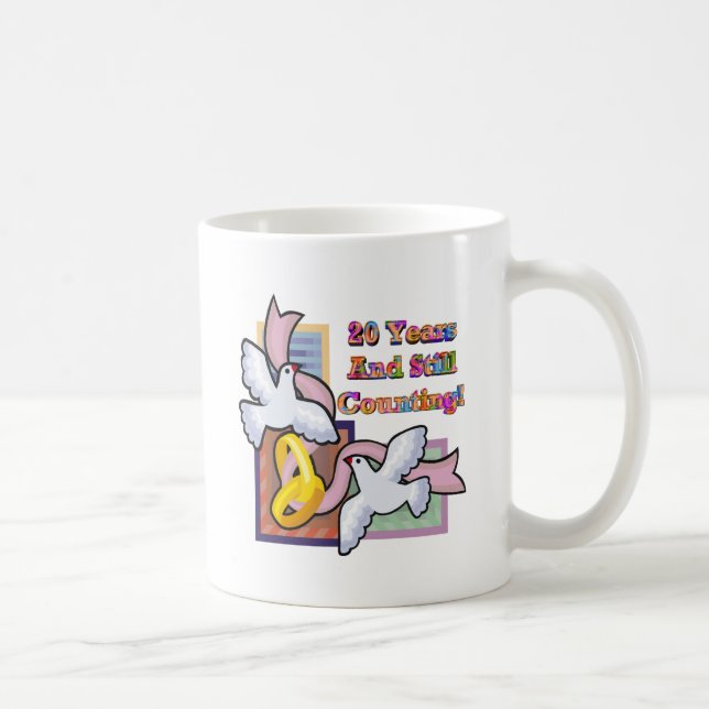 Mug 20ème Anniversaire de mariage (Droite)