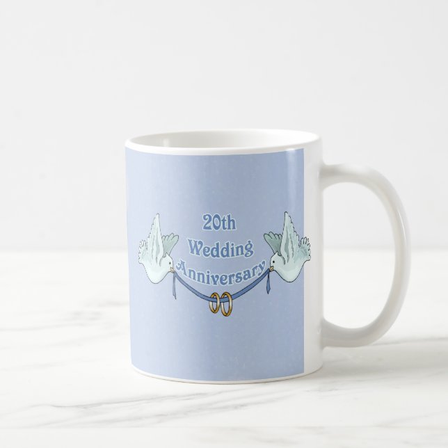 Mug 20ème Anniversaire de mariage (Droite)
