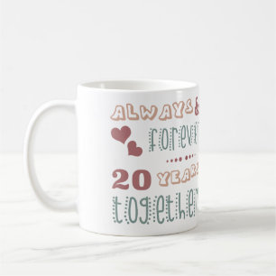 Mug 20ème anniversaire de Mariage mignon