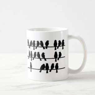 Mug 21 oiseaux sur un fil