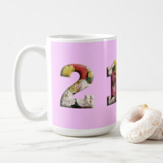 Mug 21e anniversaire Jalon personnalisable