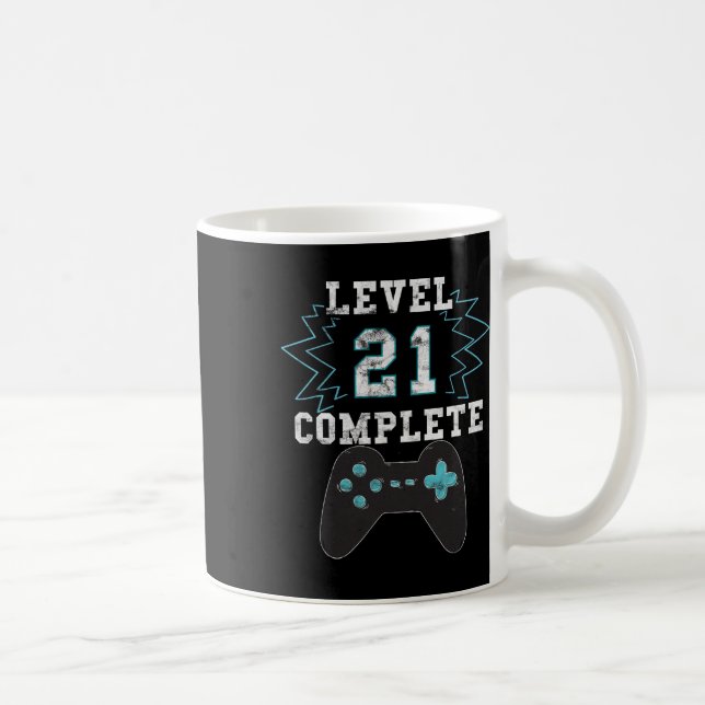 Mug 21e Anniversaire Vidéo Jeu Humour Tee Funny Gamer  (Droite)
