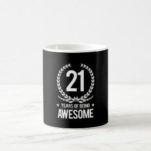 Mug 21ème Anniversaire (21 ans d'être impressionnant