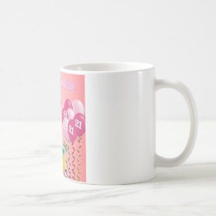 Mug 21ème Poème de petite-fille d'anniversaire
