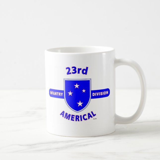 Mug 23ème DIVISION d'INFANTERIE "AMERICAL " (Droite)