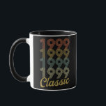 Mug 23rd Birthday For Men Vintage Classic 1999<br><div class="desc">23rd Birthday For Men Vintage Classic 1999 Gift. Perfect gift for your dad,  mom,  papa,  men,  women,  friend and family members on Thanksgiving Day,  Christmas Day,  Mothers Day,  Fathers Day,  4th of July,  1776 Independent day,  Veterans Day,  Halloween Day,  Patrick's Day</div>