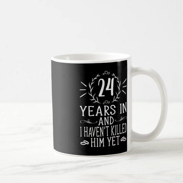 Mug 24e anniversaire de Mariage pour elle - 24 ans Mar (Droite)