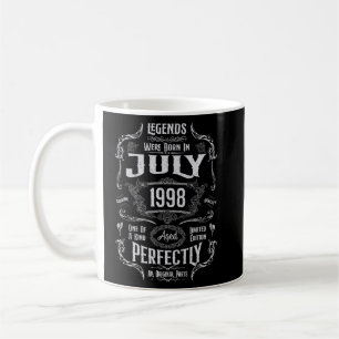 Mug 24e Anniversaire Légendes Sont Nées En Juillet 199