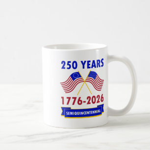 Mug 250 Anniversaire de l'Amérique 4 juillet Vintage