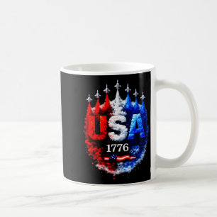Mug 250 ans américain 1776 drapeau États-Unis avions d