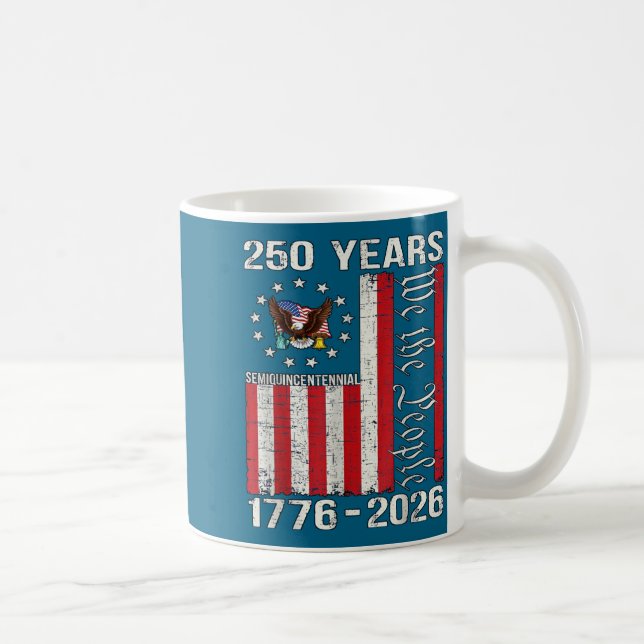 Mug 250 Ans américain 250e anniversaire États-Unis dra (Droite)