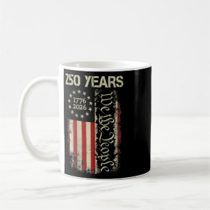 Mug 250 Ans Amérique 1776 2026 Nous Le Peuple Drapeau