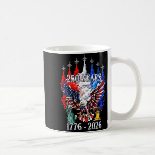 Mug 250 Ans Anniversaire Américain 1776-2026 Drapeau U