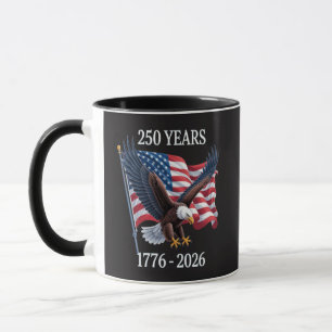 Mug 250 Ans Anniversaire Drapeau Américain Usa 1776-20