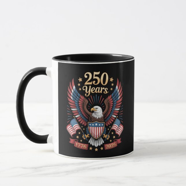 Mug 250 Ans d'Anniversaire Américain  (Gauche)