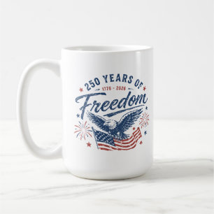 Mug 250 Ans de Liberté 1776 2026 Aigle Américain