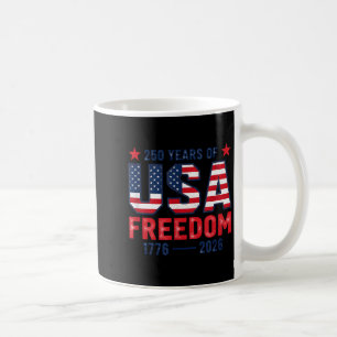 Mug 250 ans de liberté américaine 1776 2026 250ème Éta