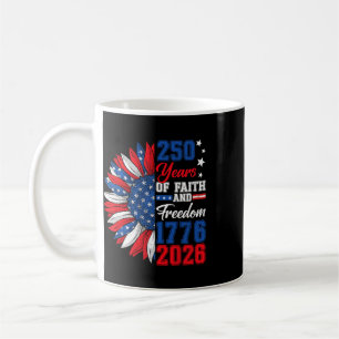 Mug 250 ans de liberté en Amérique 1776 2026 250e anni