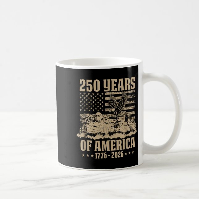 Mug 250 Ans Drapeau Américain 1776-2026 250e Anniversa (Droite)