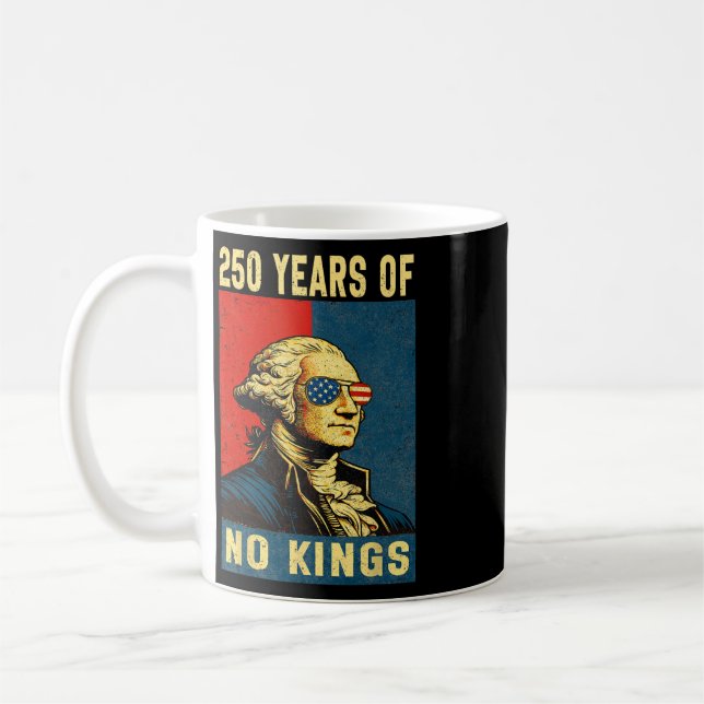 Mug 250 Ans Pas De Rois George Washington Pour Hommes  (Gauche)