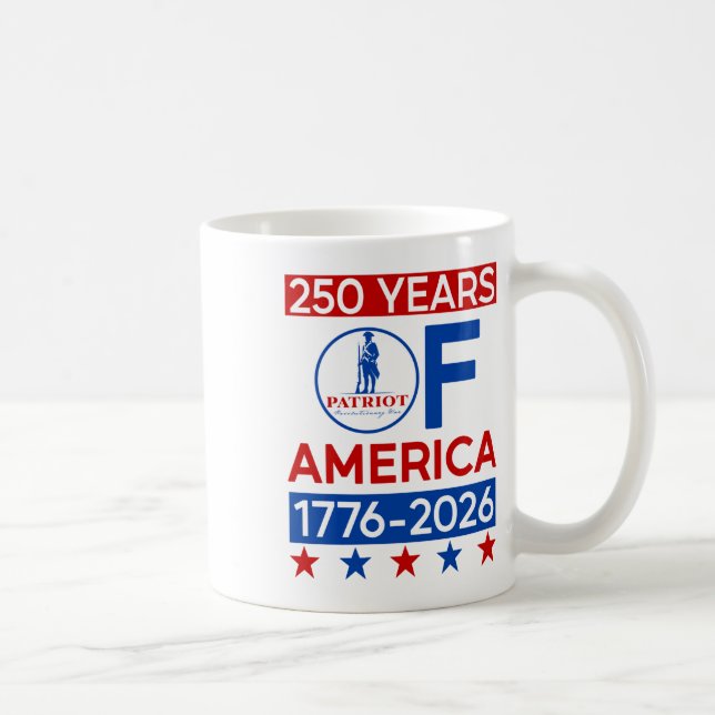 Mug 250 ans Révolution américaine Semiquincentenni (Droite)