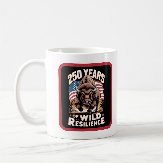 Mug 250 Years of Wild Resilience Bison (Gauche)