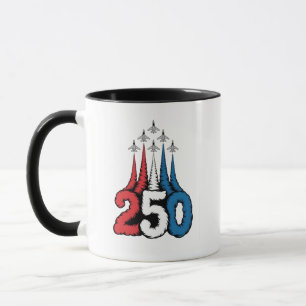 Mug 250e anniversaire 4 juillet Jet Patriotique