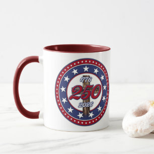 Mug 250e anniversaire d'Amérique 1776-2026 Rugged Cros