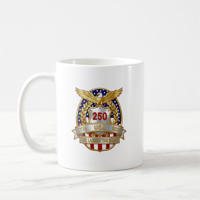 Mug 250e anniversaire de l'Amérique (Gauche)