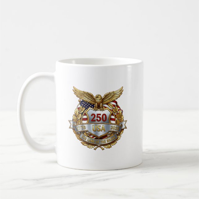 Mug 250e anniversaire de l'Amérique (Gauche)