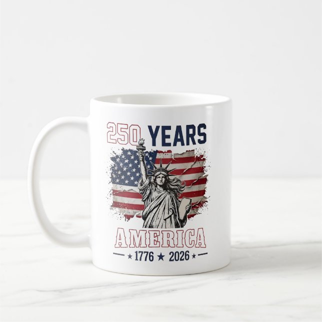 Mug 250e anniversaire de l'Amérique 1776-2026 (Gauche)
