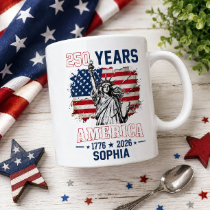 Mug 250e anniversaire de l'Amérique 1776-2026