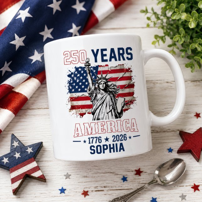 Mug 250e anniversaire de l'Amérique 1776-2026 (Créateur téléchargé)