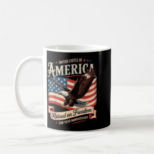 Mug 250e anniversaire de l'Amérique 4 juillet drapeau