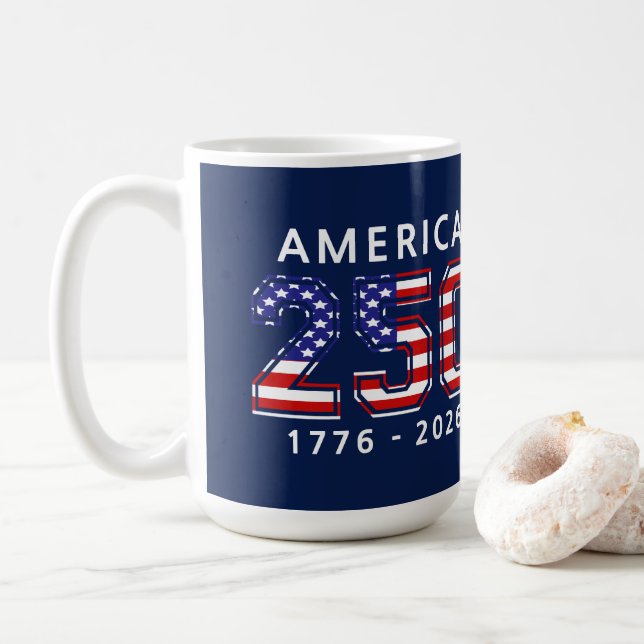 Mug 250e anniversaire des États-Unis (Avec donut)