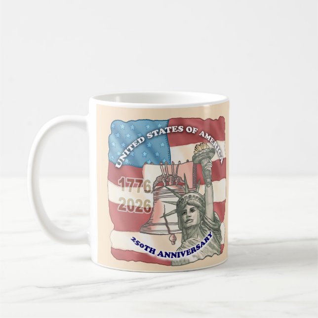 Mug 250e anniversaire des États-Unis  (Gauche)