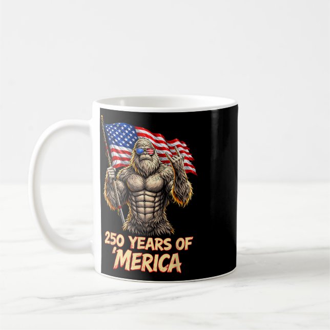 Mug 250e anniversaire États-Unis Drapeau américain pat (Gauche)