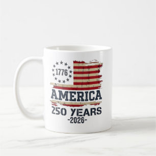 Mug 250e anniversaire États-Unis Patriotique 1776 indé