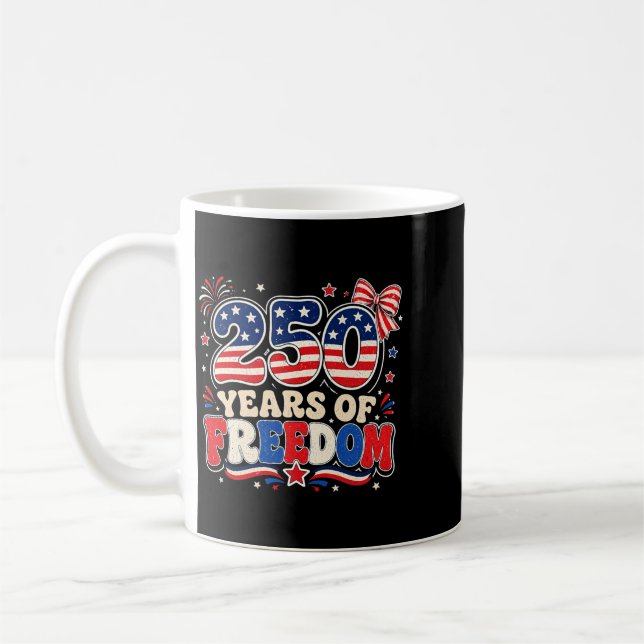 Mug 250e anniversaire États-Unis Rouge Blanc 250 Ans (Gauche)