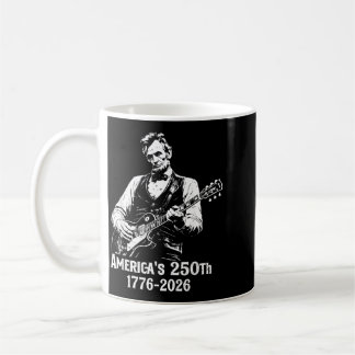 Mug 250e anniversaire Usa Abe 16e président Guitare 25