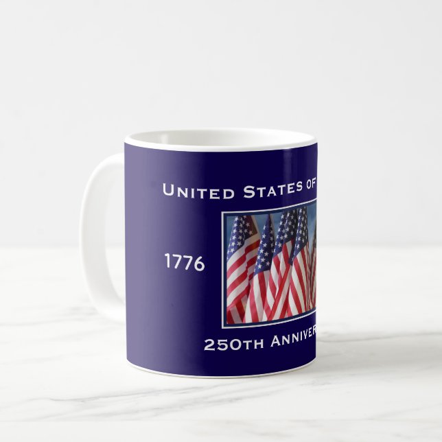 Mug 250e anniversaire USA Patriotique (Devant gauche)