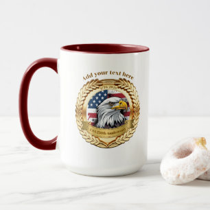 Mug 250e anniversaire USA patriotique 1776–2026 Bout