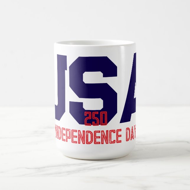 Mug 250ème Jour de l'Indépendance des États-Unis (Centre)