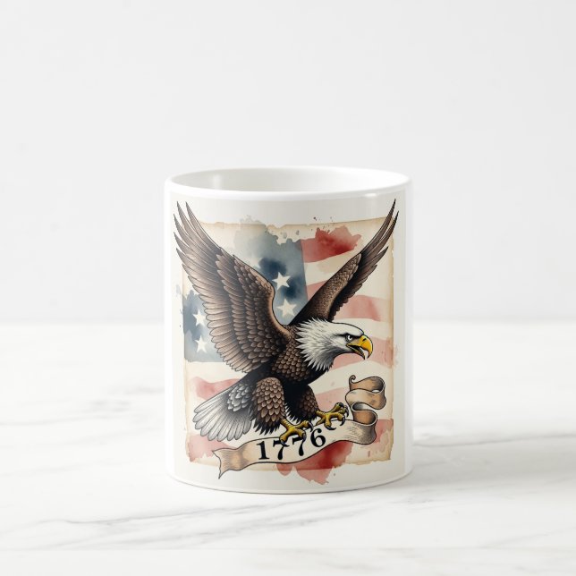 Mug 250th Anniversary American Eagle 1776 Patriotic (Centre)
