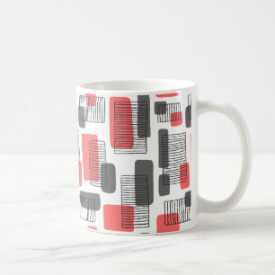 Mug 251215 - Rose et gris tropicaux
