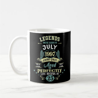 Mug 25 Anniversaire Des Légendes De Décoration Sont Né