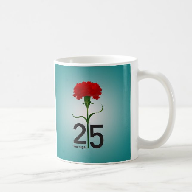 Mug 25 avril, Révolution de la Carnation, Portugal (Droite)