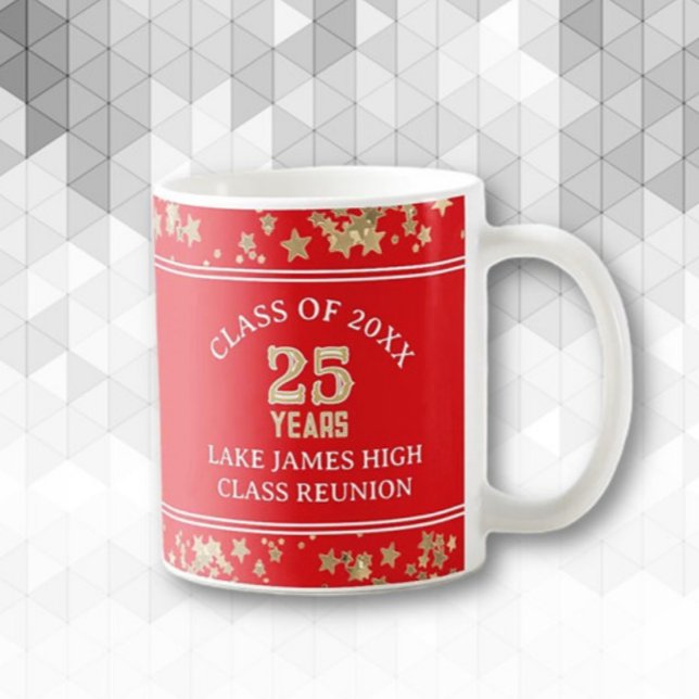 Mug 25e ! Cadeau de retrouvailles de classe amusant (Créateur téléchargé)