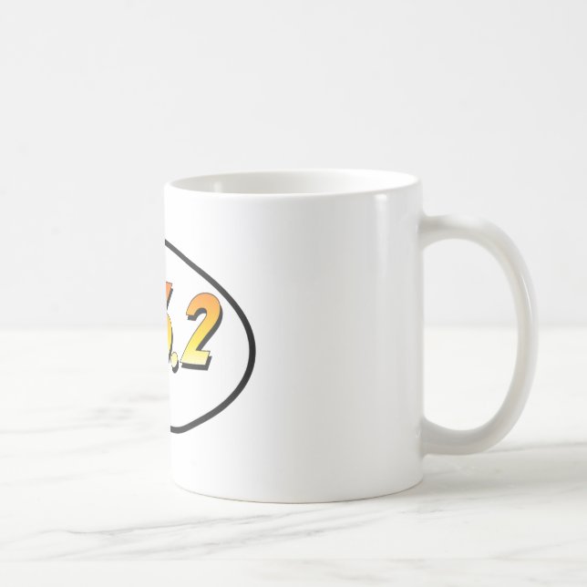Mug 26,2 Ovale de "aventurier" de marathon (Droite)
